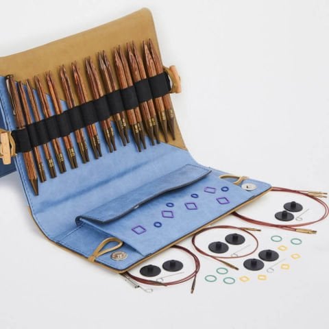 KNITPRO Ginger Deluxe Misinalı Ucu Değiştirilebilir Örgü Şiş Seti