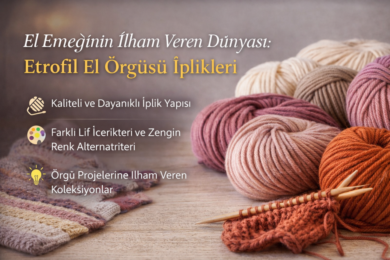 El Emeğinin İlham Veren Dünyası: Etrofil El Örgüsü İplikleri