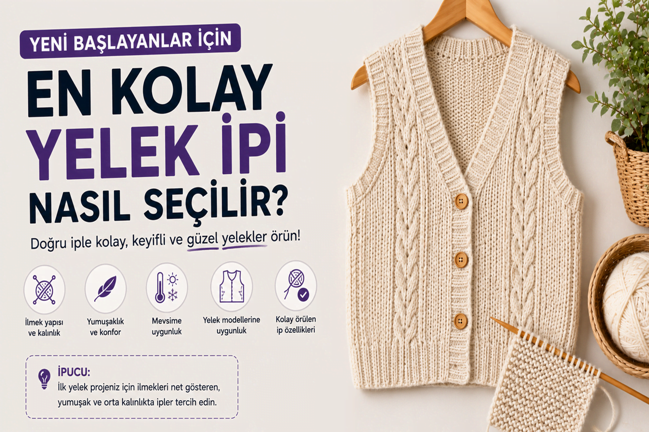 Yeni Başlayanlar İçin En Kolay Yelek İpliği Nasıl Seçilir?