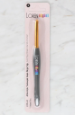SOFT HANDLE CROCHET HOOK WITH GOLD TIP (6 mm)
