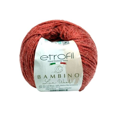 Bambino Lux Yumuşak Örgü İpi %60 Merino Yünü %40 Akrilik 50g 160m