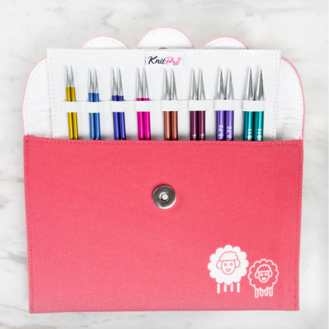 KNITPRO Zing Değiştirilebilir Misinalı Şiş Seti (13 cm)