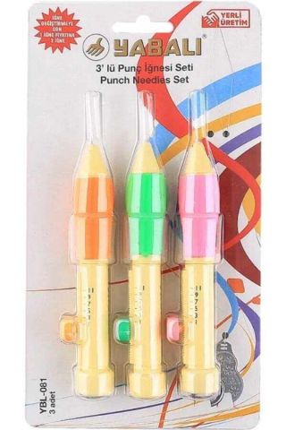 3'lü Punch İğnesi Seti