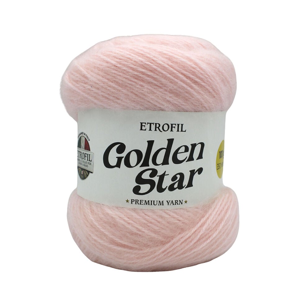 Golden Star Örgü İpi %75 Premium Akrilik %25 Organik Merino Yün 100g 350m