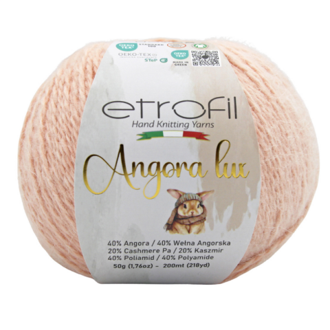 Angora Örgü İpi  %40 Angora  %20 Kaşmir %40 Polyamid 50g 200m