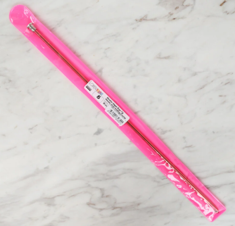 Metal Gagalı Tunus Tığı 35 cm (2,5 - 3 - 3,5 - 4 - 4,5 - 5  - 6 - 7 mm)