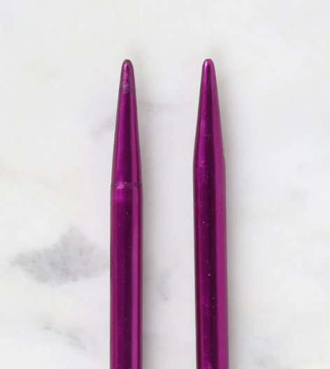 Metal Çocuk Şiş 25 cm (2,5 - 3 - 3,5 - 4 - 5 mm) ÇOCUK ŞİŞ 25 CM 4,5 MM MOR