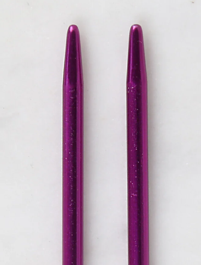 Metal Çocuk Şiş 25 cm (2,5 - 3 - 3,5 - 4 - 5 mm) ÇOCUK ŞİŞ 25 CM 2,5 MM MOR