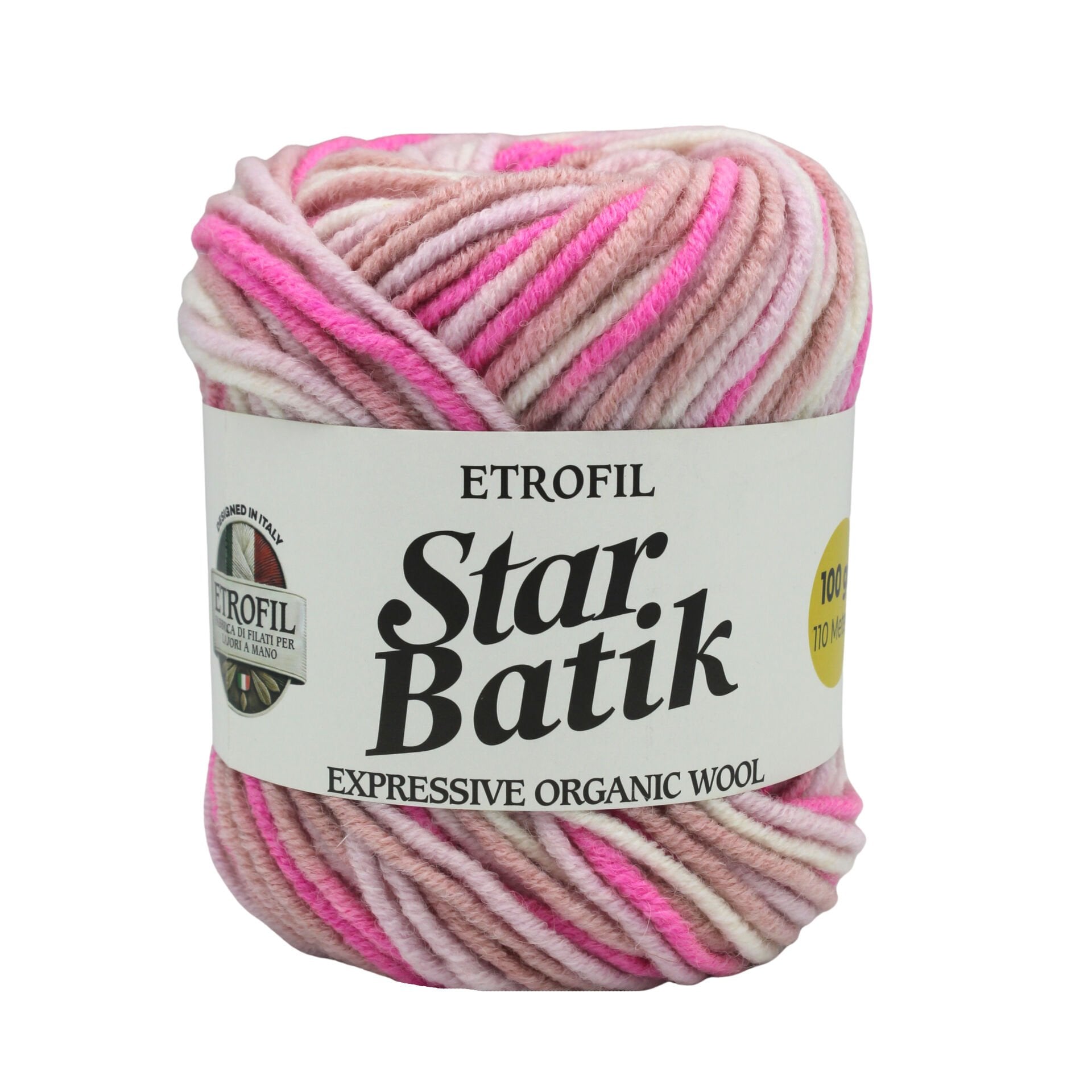 Star Batik Örgü İpi %75 Premium Akrilik %25 Organik Merino Yün 100g 110m