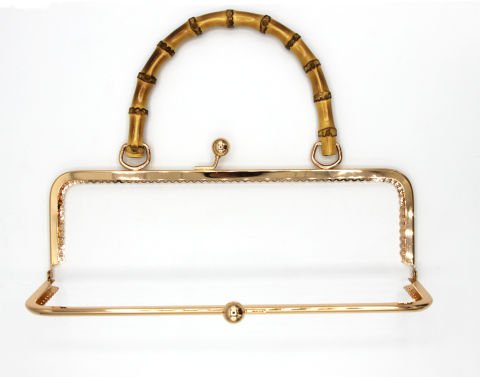 Bambu Saplı Metal Çanta Klipsleri