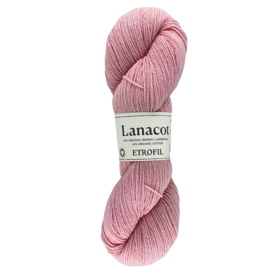 Lanacot Örgü İpi %55 Organik Merino Yün %45 Organik Pamuk 50g 225m