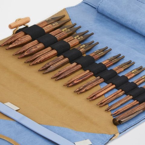 KNITPRO Ginger Deluxe Misinalı Ucu Değiştirilebilir Örgü Şiş Seti