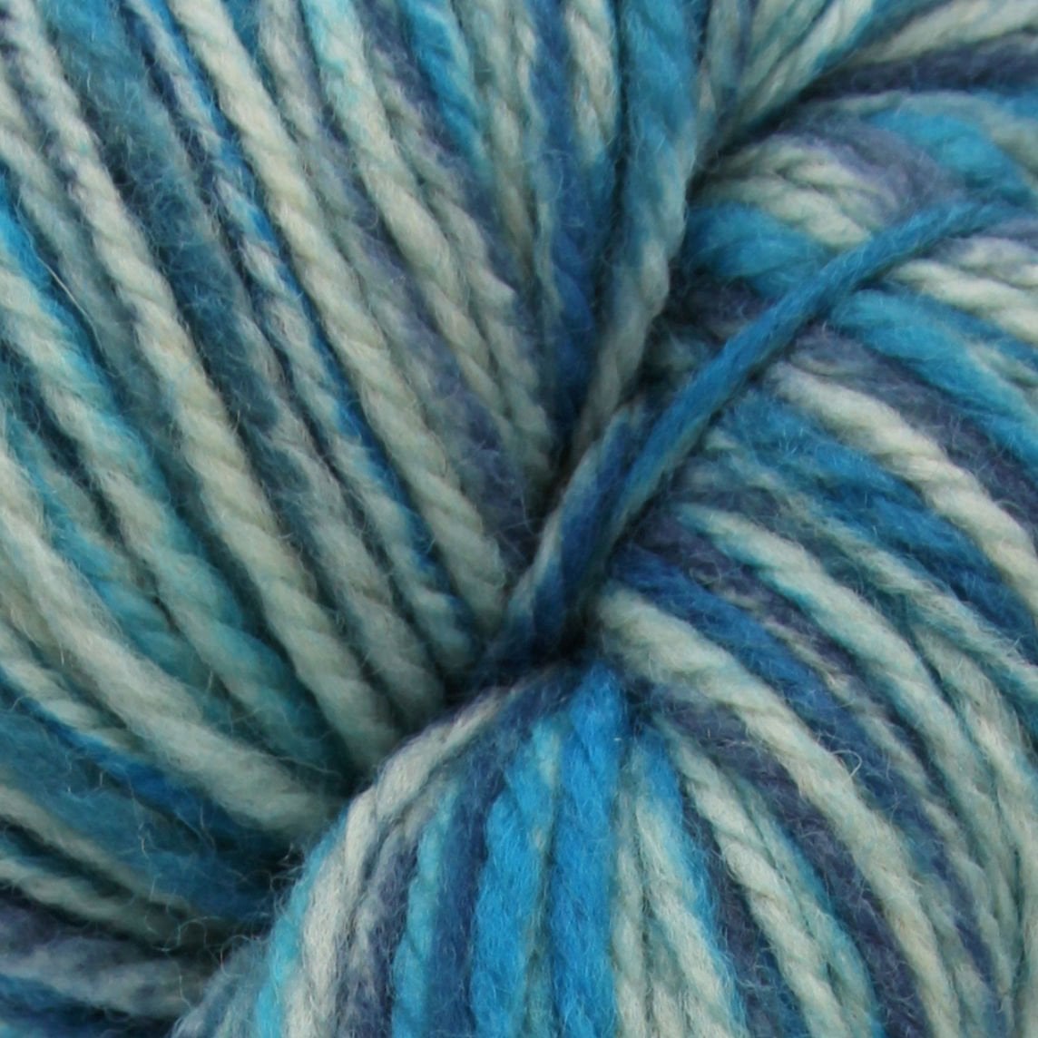 Vintage Organic Hand Paint Örgü İpi %100 Yün 100g 123m SE714 MAVİ GÖL